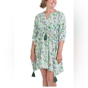 CAFTAN COVERUP MILA FLORAL green